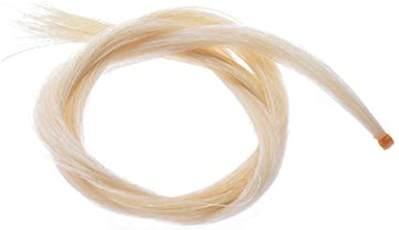 Bow Hair Hank for Violin, Unbleached.