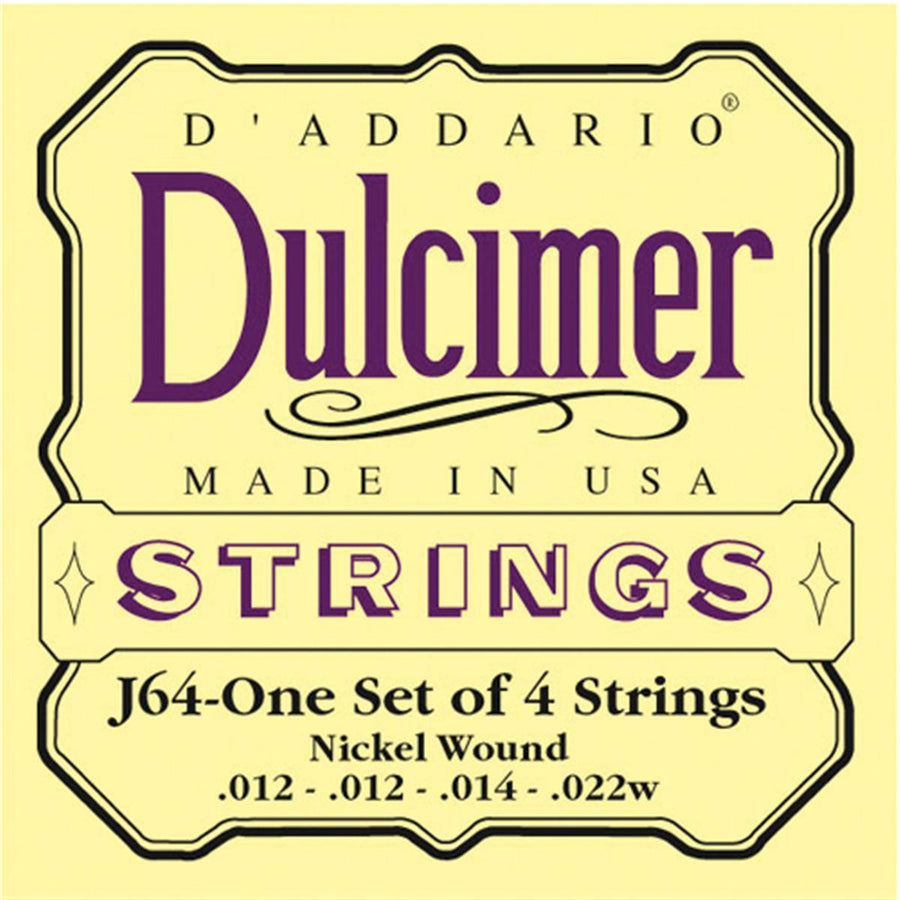 Dulcimer String Set Dulcimer String Set - D'Addario - J-64 – George Heinl & Co. Limited