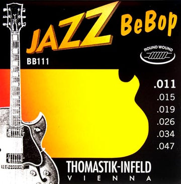 Thomastik Jazz BeBop Series Guitar Set, nickel round wound .011-.047 - T-BB111