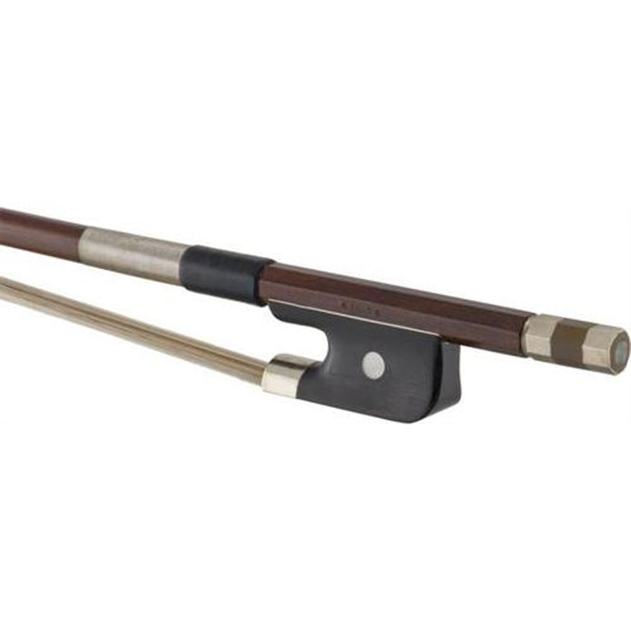 Brazilwood Bass Bow with Ebony French Frog