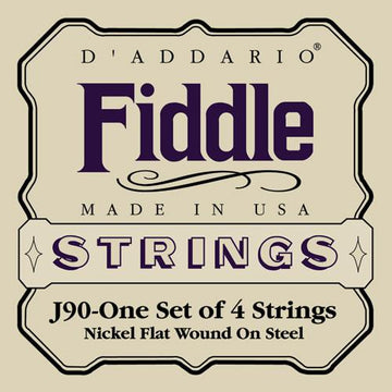 Chrome Steel Fiddle String Set - J-90