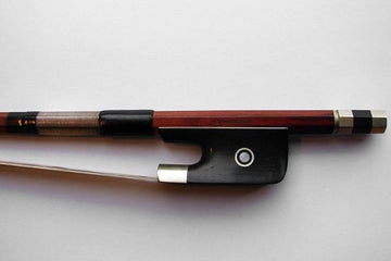 Pernambuco Bass Bow with French Style Frog - Branded 