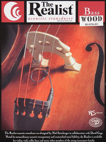 Realist WoodTone Bass Pickup - RLSTSB1W