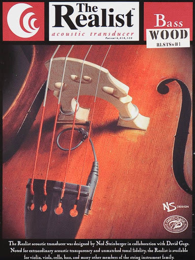 Realist WoodTone Bass Pickup - RLSTSB1W